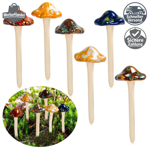 Garten deko pilze keramik - garten,