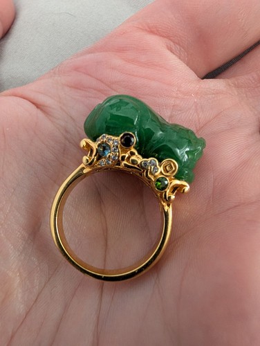 Grüne burmesische jade ctw - burmesische,