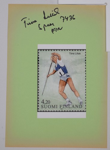 Autogramm tiina lillak - autogramm,