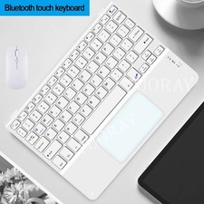 QWERTZ Bluetooth Tastatur Maus mit Touchpad für Android IOS Windows Tablet iPad