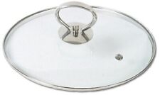 Glasdeckel mit Edelstahlgriff