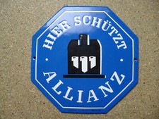HIER SCHÜTZT ALLIANZ  Orginal