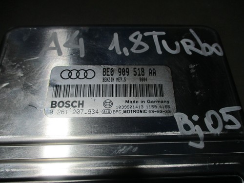 Motorsteuergerät audi 8 - motorsteuergerät, a4