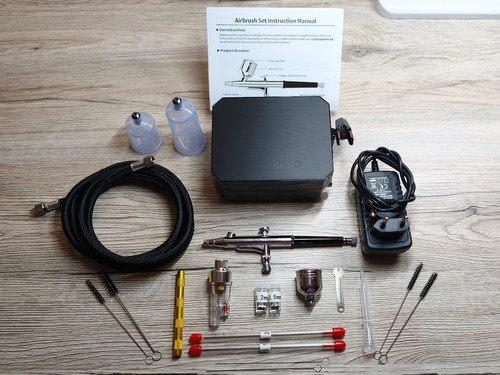 Modellbau airbrush set - set, klein