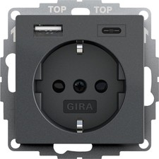 Gira system anthrazit - 55,