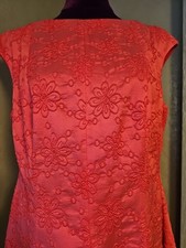 Talbot Runhof 44 Kleid Rot Mit