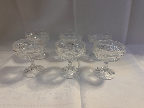 Vintage dessertschalen auf - 6,