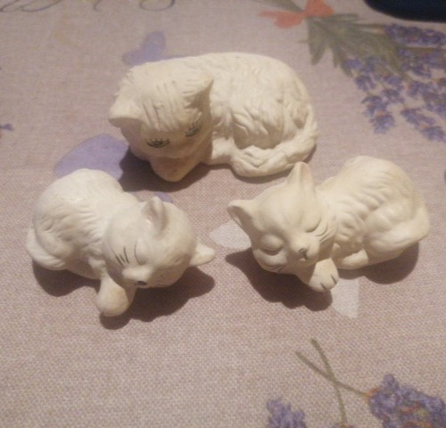 Weiße katzen figuren - weiße,