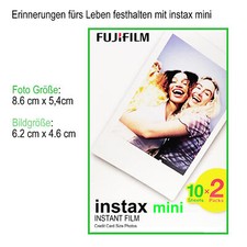 Fujifilm Instax Mini Farbfilm