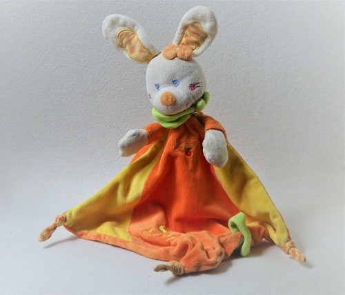 Hase orange gelb - , stickerei