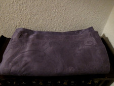 Le Jacquard Francais " Tivoli " Blumen Tischdecke Leinen Amethyst-violett lila