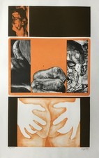 Peter SORGE Lithografie datiert 71 nummeriert 58/100 signiert