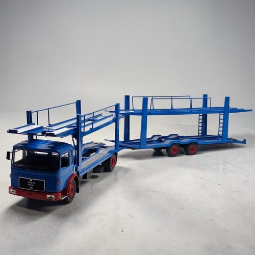 Man autotransporter 1970 blau - man,