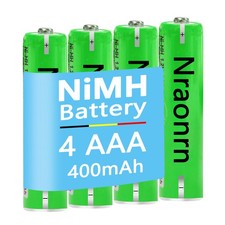 4x AAA NiMh Batterien 400mAh