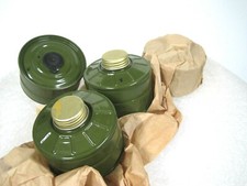 3 Stk NVA  Filter Gasmasken Poppers Gummiartikel Fetisch Rubber Black Style DDR 