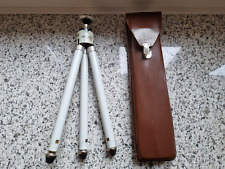 Reisestativ Monaco 707 Vintage Stativ Tripod Messingbeine einschl. Ledertasche