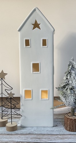Deko led hochhaus - keramik, xxl