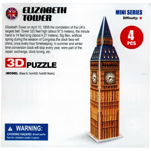 Puzzle big ben - ben, mini