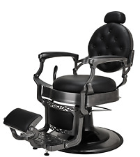 Herrenfriseurstuhl Tommy Black Barberstuhl Barbershop