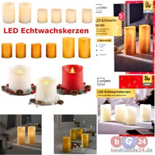 LED Echtwachskerzen mit Flackereffekt & Ausblasfunktion– natürliches Kerzenlicht