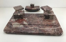 Marmor Set Tintenfass Tinten