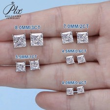 3CT Moissanit Ohrstecker im