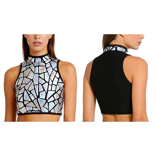 Damen glitzer tank - tank, top