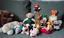 18 Kuscheltiere Plüschtiere
