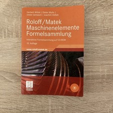 Roloff/Matek Maschinenelemente Formelsammlung