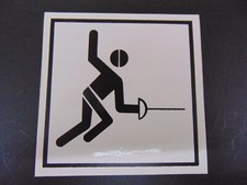 Sport Aufkleber Piktogramm