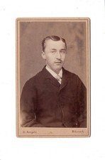 CDV Foto Herrenportrait -