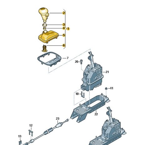 Original schaltknauf automatik - original,