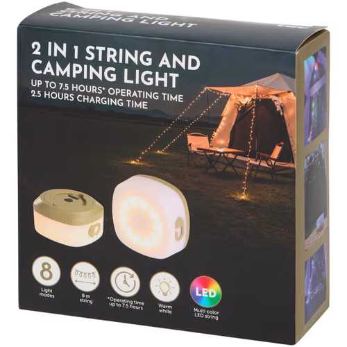 Froyak 2in1 campingleuchte - 2in1, led