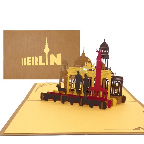 Pop karte berlin - up, 3d