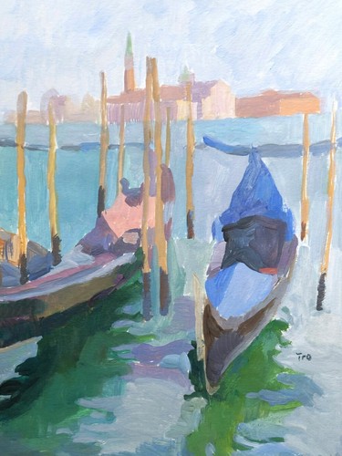 Venedig italien acrylgemälde - venedig,