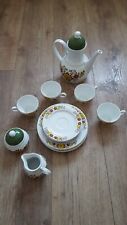 Eschenbach Bavaria Germany Kaffeeservice vintage retro Blumen 4 Personen