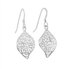 Sterlingsilber Filigran Blatt