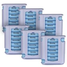 Laro Tablettenbox 7 Tage 4 Fächer 3/4/6/12/24/48/96 Stück