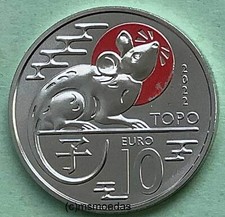 San Marino 10 Euro Sondermünze Euromünze Kalender Tierkreiszeichen Auswahl Jahr