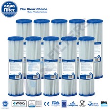 10er-Pack x 5 Mikrometer 10 Zoll Waschbarer Wasserfilter Wiederverwendbarer Filter Bio Diesel Regenwasser