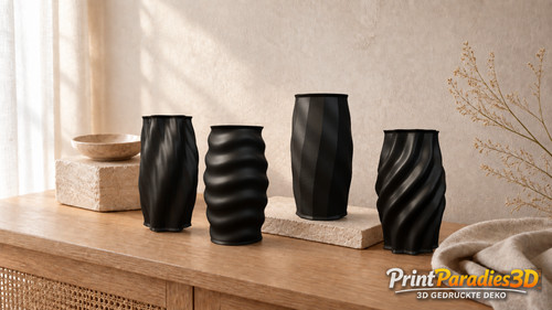 Designer vase gedruckt - vase, 3d