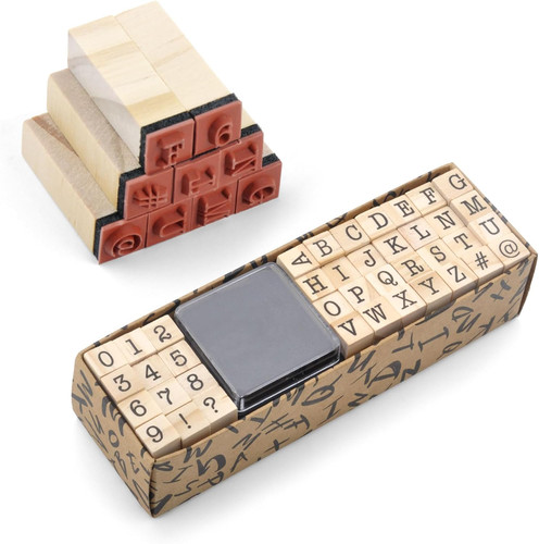 Alphabet stempel set - 40,