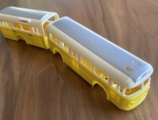 Eheim/Brawa O-Bus, Trolley-Gelenk-Bus, 6104, Gehäuse, gelb/beige