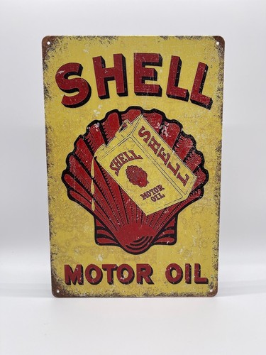 Blechschild shell 20x30cm - blechschild,