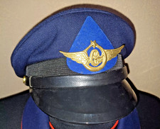 Türkei blaue Schirmmütze der türkischen Staatsbahn, blaues Emblem (Lokfahrdiens)