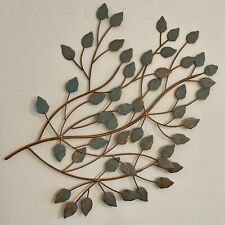 1 XXL Wanddeko Ast mit Blätter NEU Wandbild 70 cm gross aus Metall