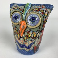 Bemalte Eule | Unikat Keramik