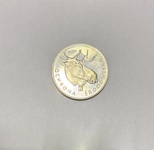 Münze Polen 100 Złotych, 1978 Umweltschutz - Elch /Elchkopf/ /PRÓBA/ Silber