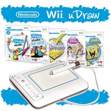 Nintendo Wii ORIGINAL uDraw Game Tablet ✍🏻 und passende Auswahl an Spielen