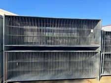 5 Stk Bauzaun halbhoch B-Ware